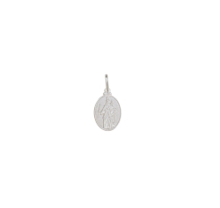 Pingente Prata Nossa Senhora Auxiliadora 11 mm