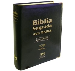 Bíblia Sagrada Ave Maria (Letra Grande) - Preta