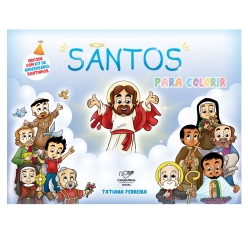 Livro Santos para Colorir