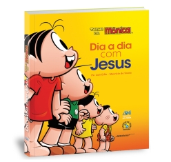 Livro Dia a Dia com Jesus - Turma da Mônica (Almofadada)