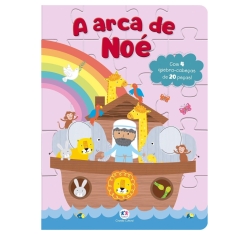 Livro A Arca de Noé - com Quebra-cabeças