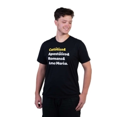 Camiseta Católico Apostólico Romano & Amo Maria