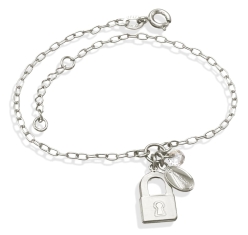 Pulseira Consagração Nossa Senhora Aparecida - Prata