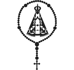 Adesivo Nossa Senhora Aparecida Preto