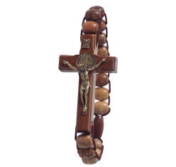 Dezena de pulso com crucifixo grande