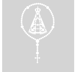 Adesivo Nossa Senhora Aparecida branco