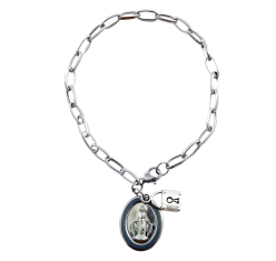 Pulseira Consagração Nossa Senhora das Graças com Cadeado