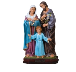 Imagem Resina Nacional Sagrada Família Italiana 30cm