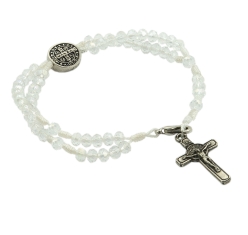 Pulseira Terço Cristal São Bento