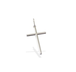 Pingente Prata Cruz Palito 30mm