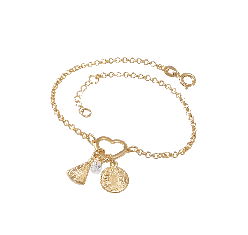 Pulseira Coração São Bento e Aparecida