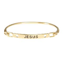 Pulseira Jesus Dourada