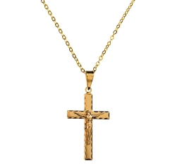 Colar Cruz com Cristo Crucificado