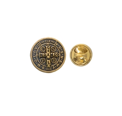 Broche São Bento Dourado