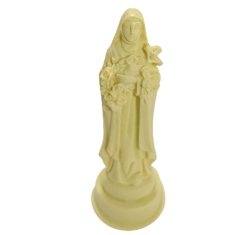 Imagem Santa Teresinha Marfim - 10cm