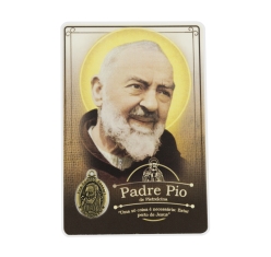 Cartão Padre Pio