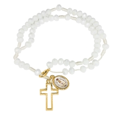 Pulseira Cristal Nossa Senhora de Fátima