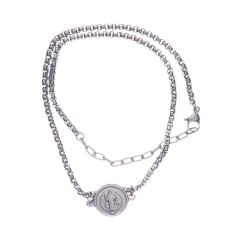Pulseira Dupla Inox São Bento