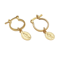 Brinco Argola com Nossa Senhora das Graças