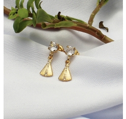 Brinco Cristal com Nossa Senhora Aparecida