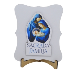 Quadrinho de Mesa Sagrada Familia