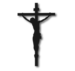 Adesivo Cruz - Preto