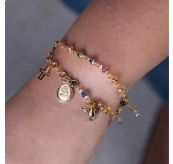 Pulseira Santa Rita Dourada