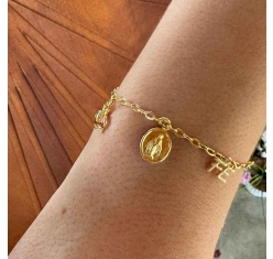 Pulseira Filha Dourada