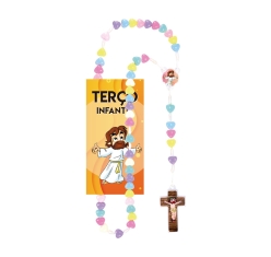 Terço Infantil com Folheto - Menina