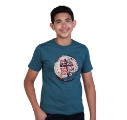 Camiseta Juvenil Medalha das Duas Cruzes - Petróleo