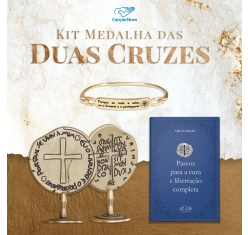 Kit Medalha das Duas Cruzes