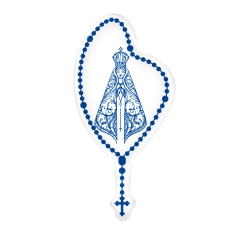 Adesivo Terco Nossa Senhora - Azul