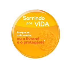 Adesivo Sorrindo Pra Vida