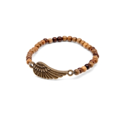 Pulseira Asa de Anjo - Madeira
