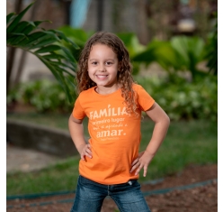 Baby Look Infantil Família, Primeiro Lugar Onde se Aprende a Amar