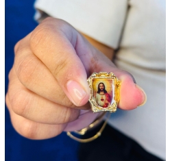 Boton Sagrado Coração de Jesus