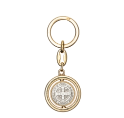 Chaveiro Medalha São Bento - Dourado