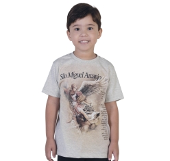 Camiseta Infantil São Miguel Arcanjo - Toque de Outono