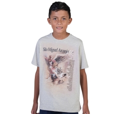 Camiseta Juvenil São Miguel Arcanjo - Toque de Outono