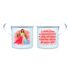 Caneca de Alumínio Jesus Misericordioso