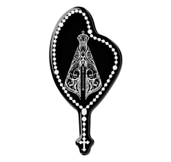 Adesivo Terco Nossa Senhora - Preto