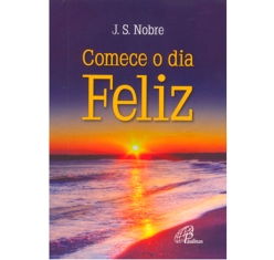 Livro Comece o Dia Feliz (capa por do sol)