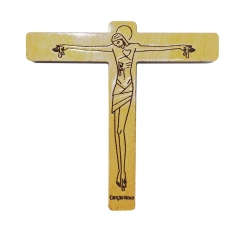 Crucifixo "Vinde, ó Deus" - marfim