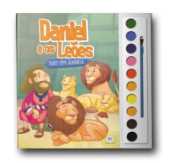 Livro Daniel e os Leões (Livro com Aquarela)