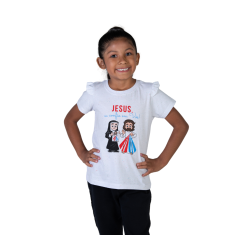 Baby Look Infantil Jesus Misericordioso