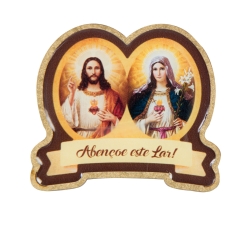 Imã Sagrado Coração de Jesus e Imaculado Coração de Maria
