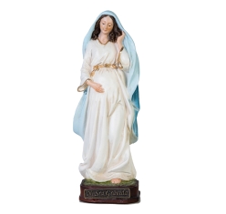 Imagem Resina Nacional Nossa Senhora Grávida 20cm