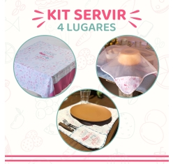 Kit Servir - 4 Lugares