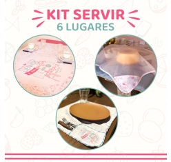 Kit Servir - 6 Lugares
