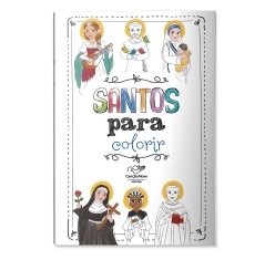 Livro Santos para Colorir